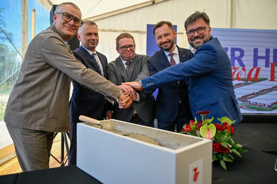 Wmurowanie aktu erekcyjnego pod budowę 7R HUB przy ul. Igołomskiej