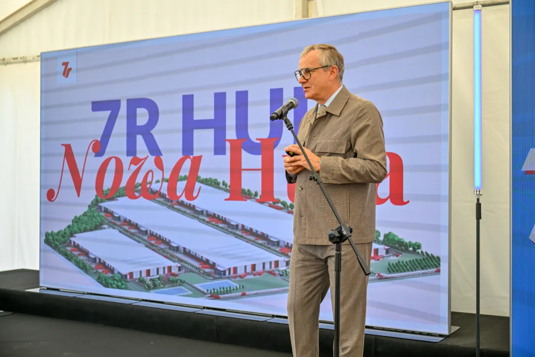 Wmurowanie aktu erekcyjnego pod budowę 7R HUB przy ul. Igołomskiej