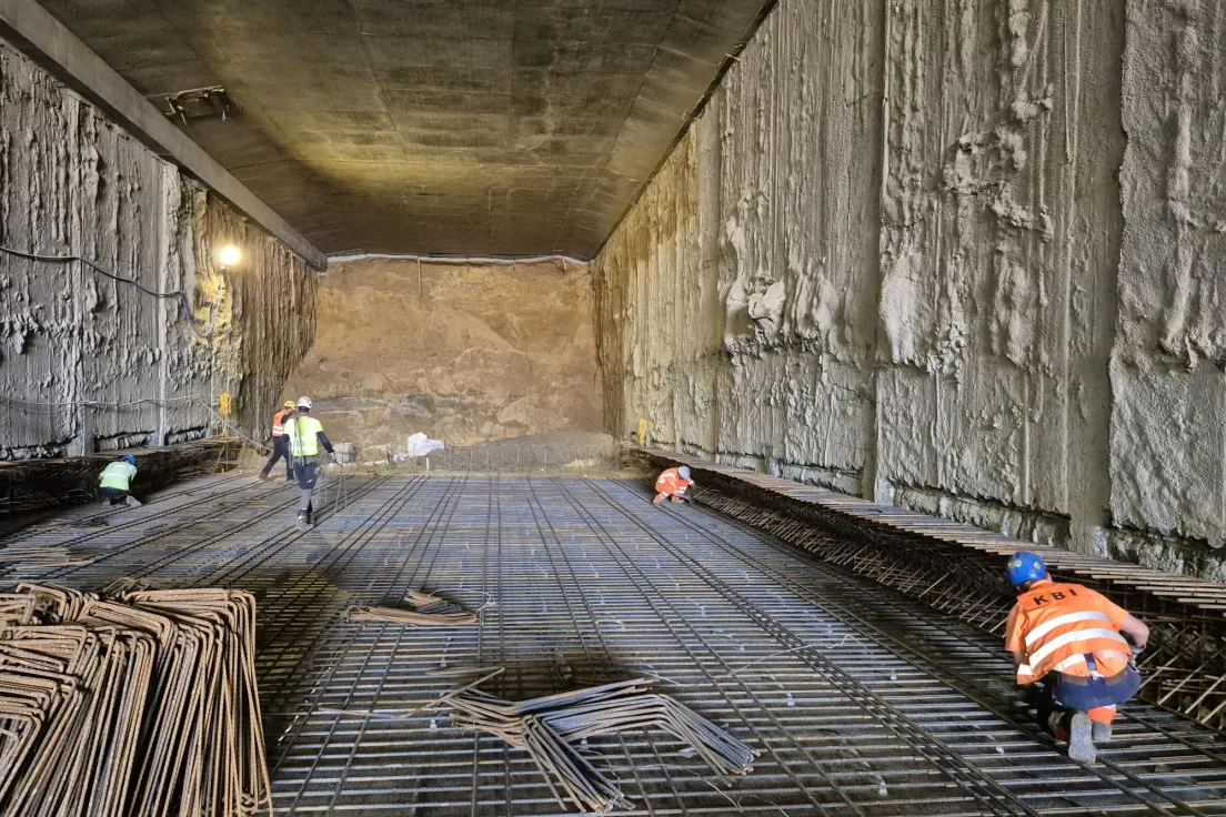 Budowa tunelu na obwodnicy Zabierzowa