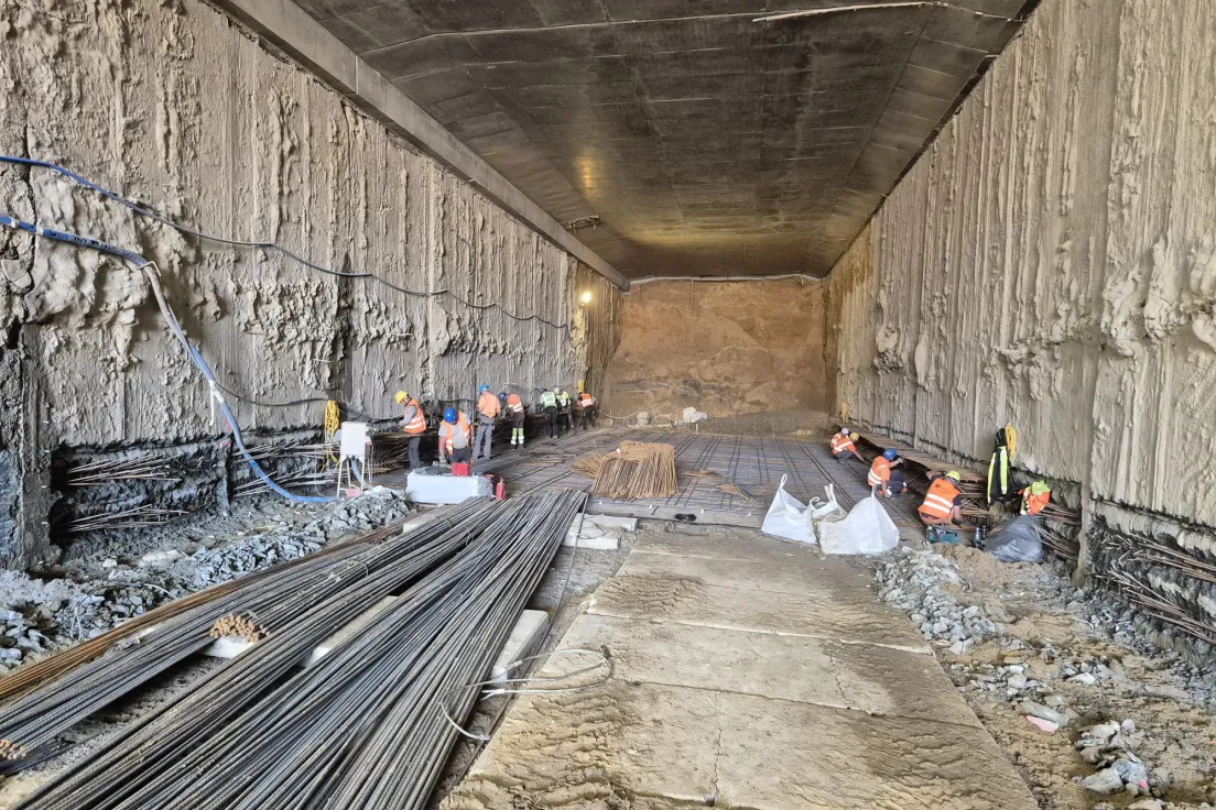Budowa tunelu na obwodnicy Zabierzowa