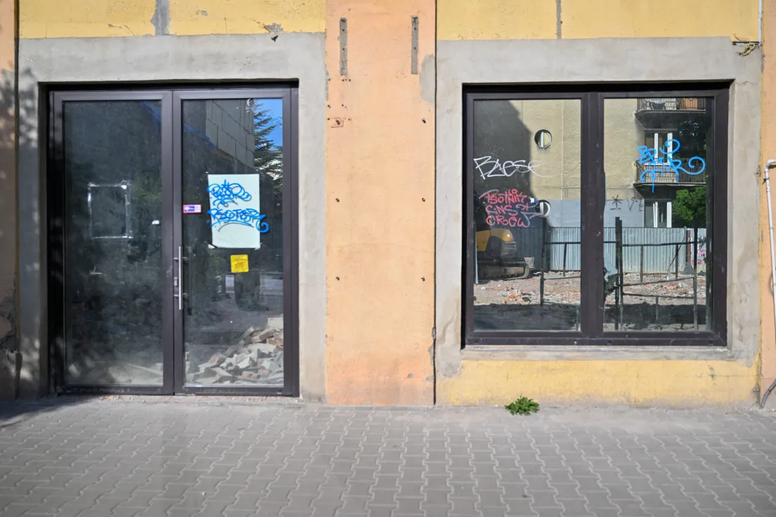 Wyburzona kamienica przy ul. Barskiej