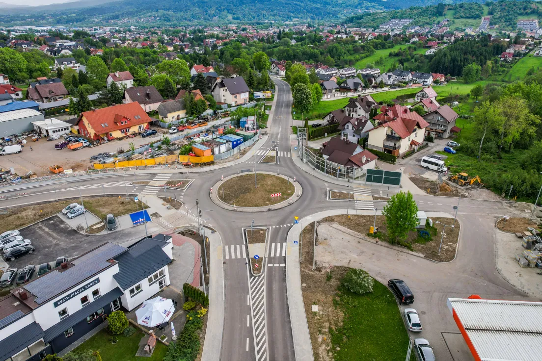 Budowa węzła w Myślenicach - maj 2026