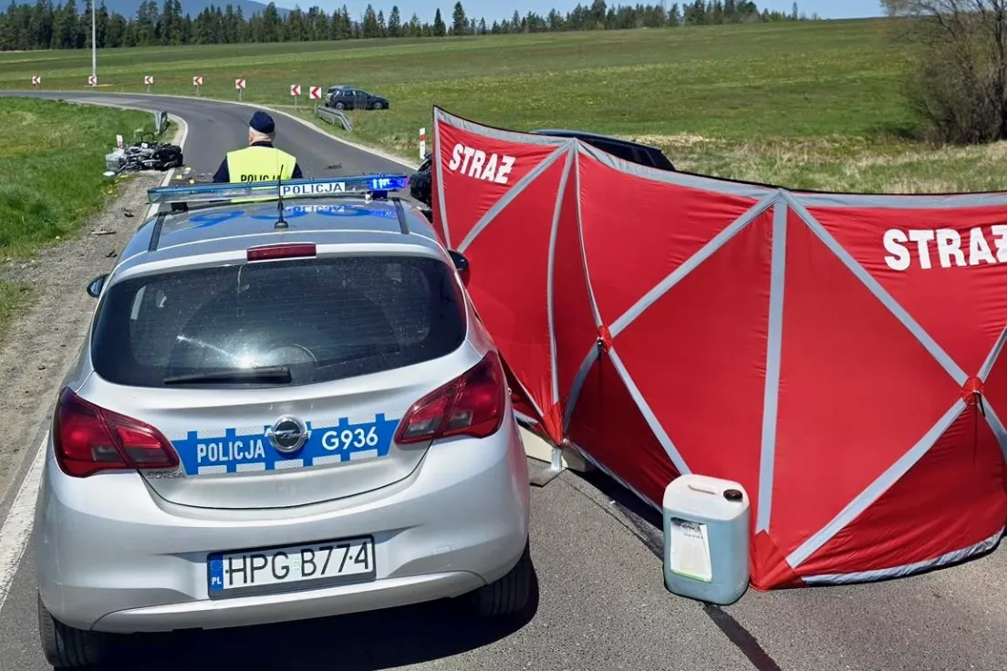 Wypadek w Jabłonce