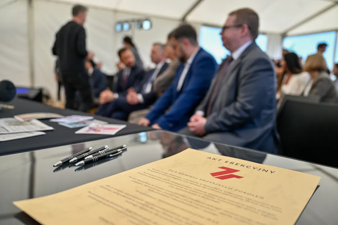Wmurowanie aktu erekcyjnego pod budowę 7R HUB przy ul. Igołomskiej