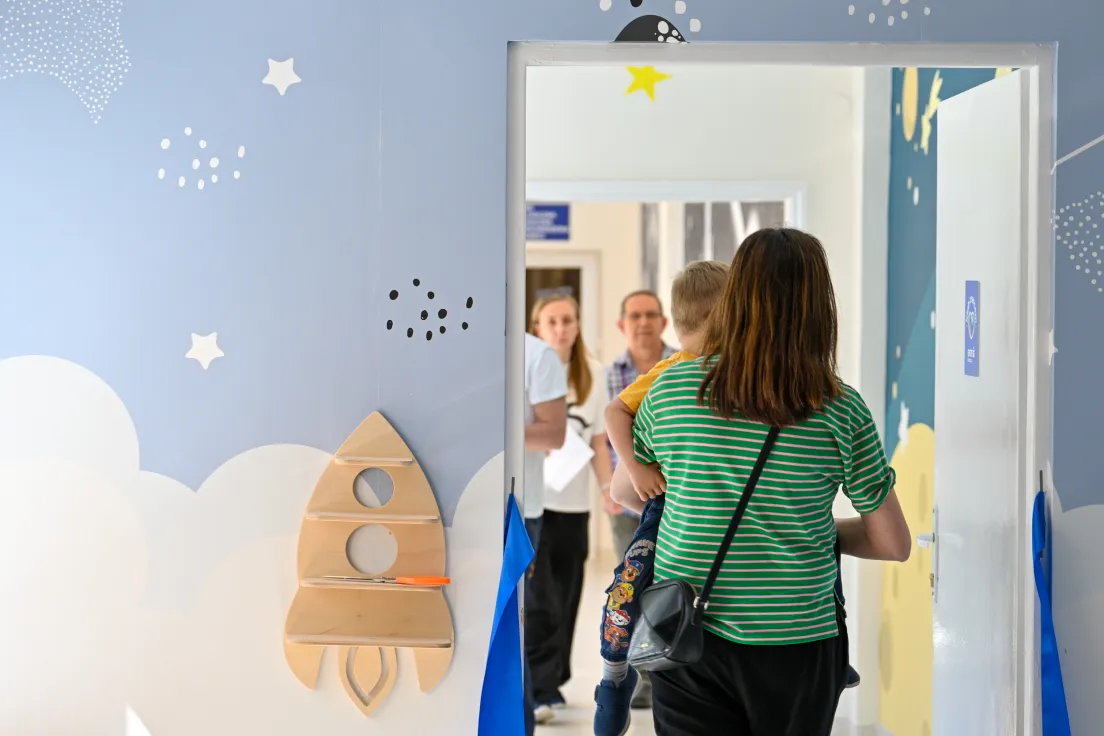 Otwarcie nowych poczekalni w szpitalu Żeromskim
