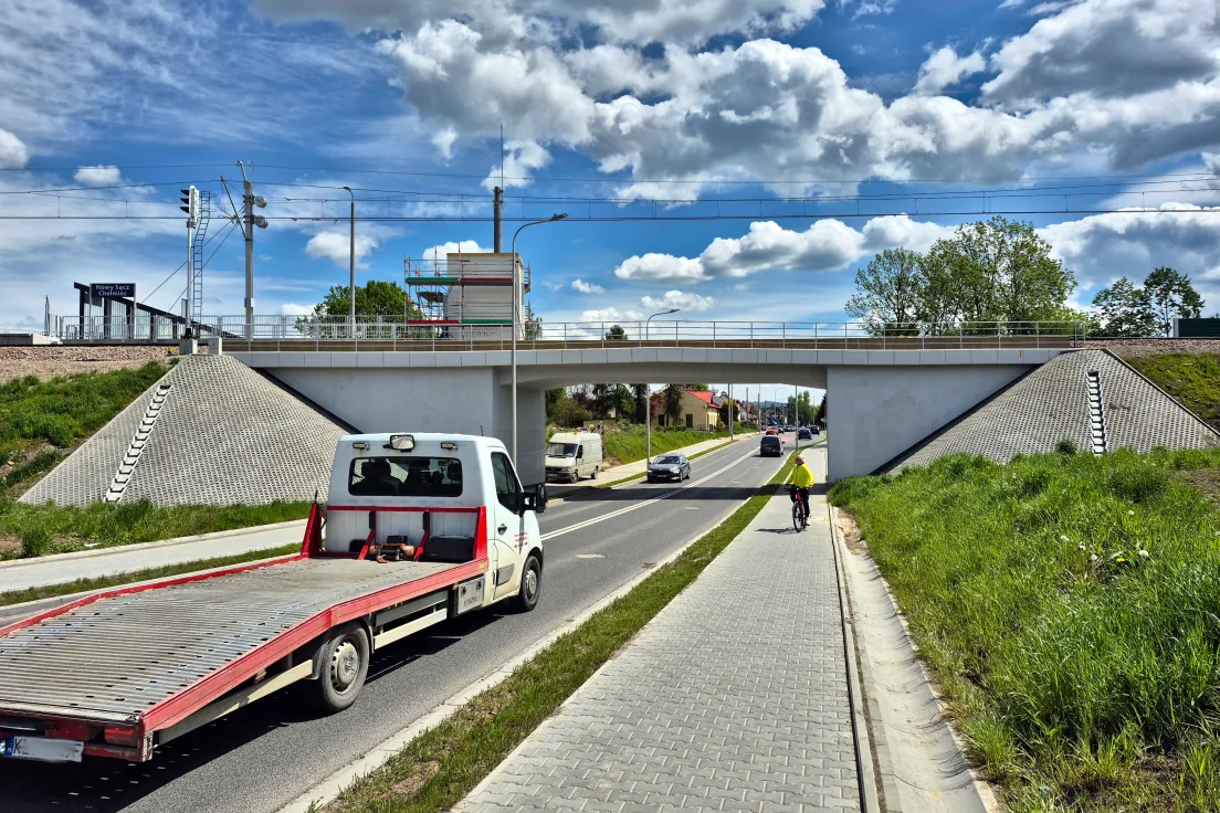 Skrzyżowanie bezkolizyjne na ul. Krakowskiej w Nowym Sączu