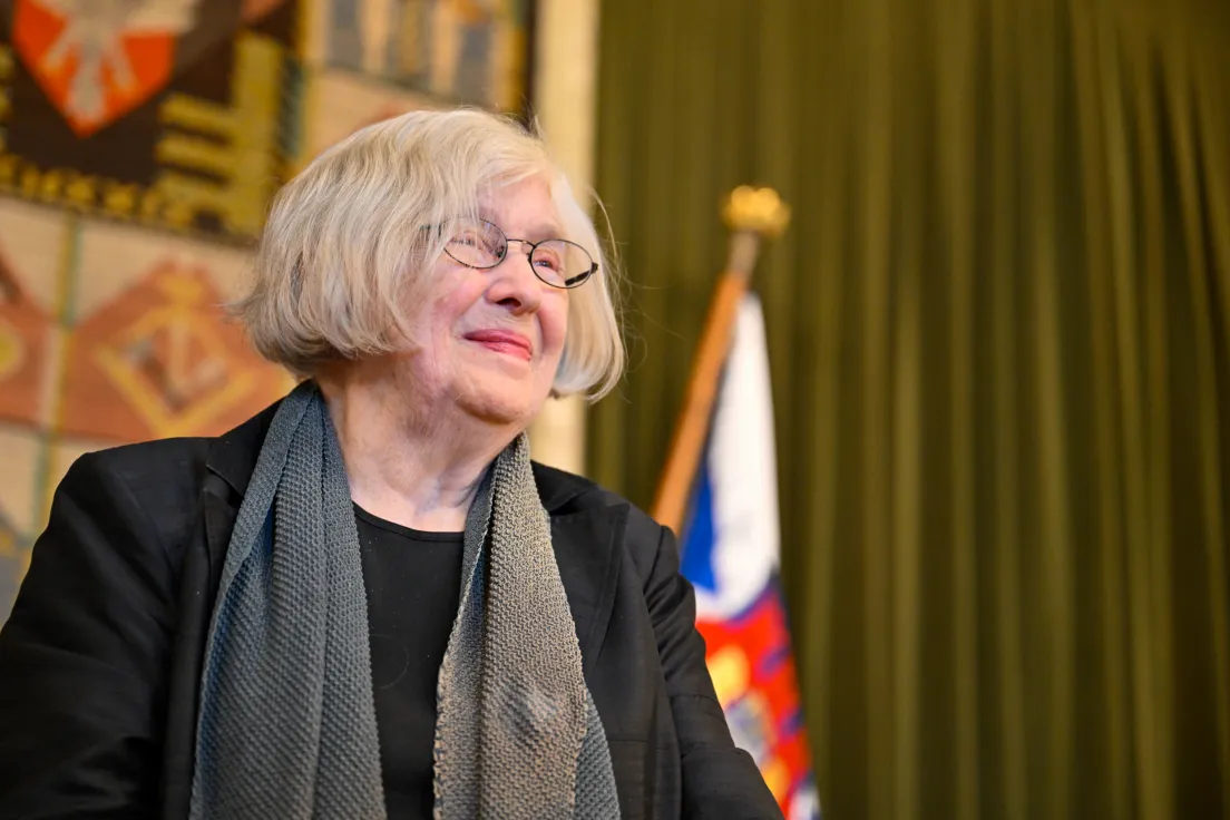 Nadanie honorowego obywatelstwa miasta Krakowa Krystynie Zachwatowicz-Wajdzie