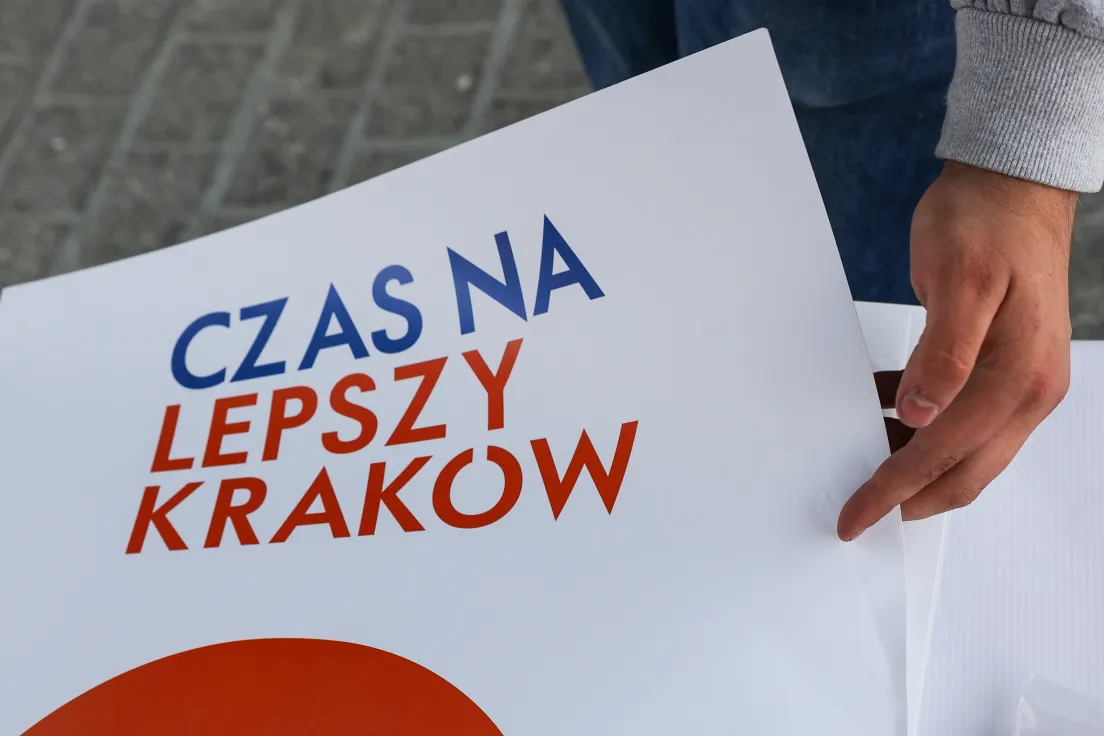Wiec Konfederacji przed referendum w Krakowie