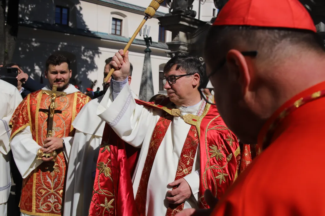 Uroczystości św. Stanisława w Krakowie. Procesja z Wawelu na Skałkę