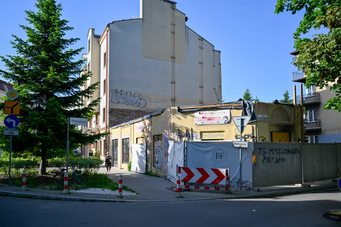 Wyburzona kamienica przy ul. Barskiej