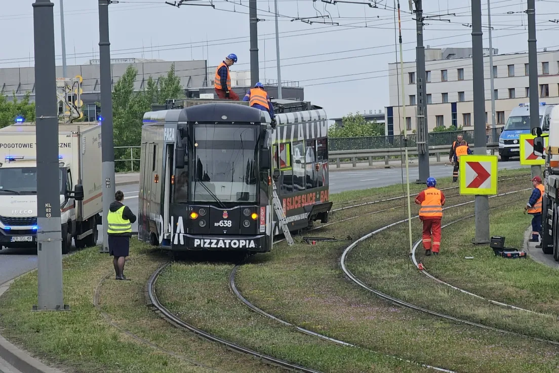 Wykolejenie tramwaju