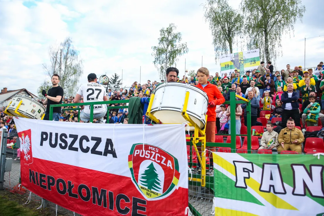 Mecz Puszcza Niepołpomice - Znicz Pruszków