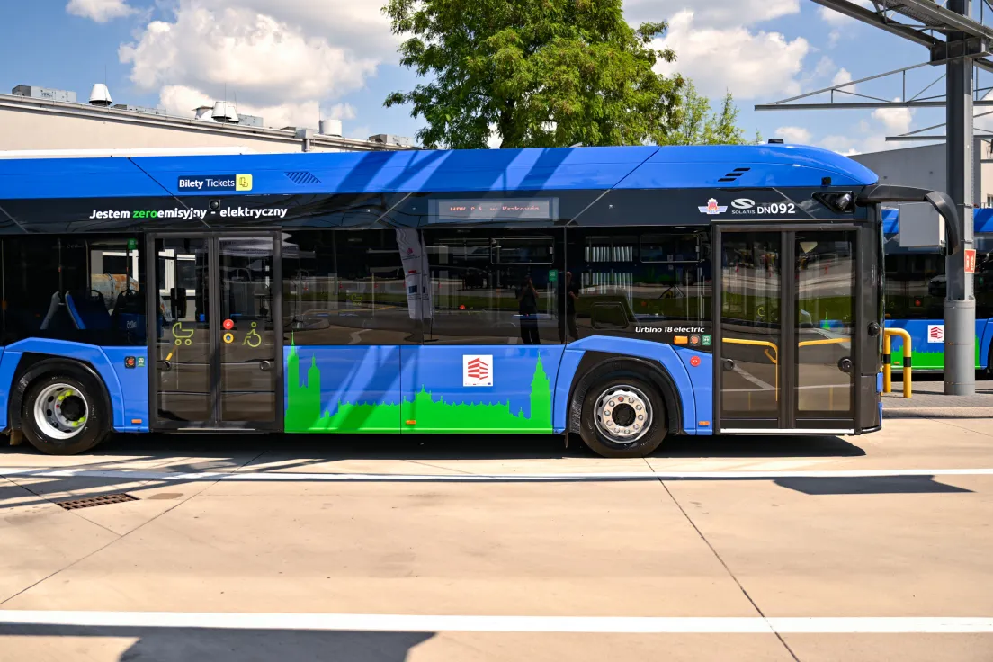 Przekazanie 15 nowych autobusów elektrycznych Solaris dla MPK