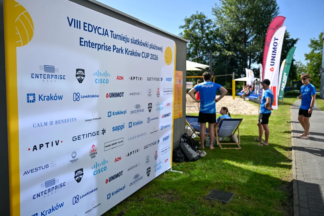 VIII edycja turnieju siatkówki plażowej Enterprise Park Kraków Cup