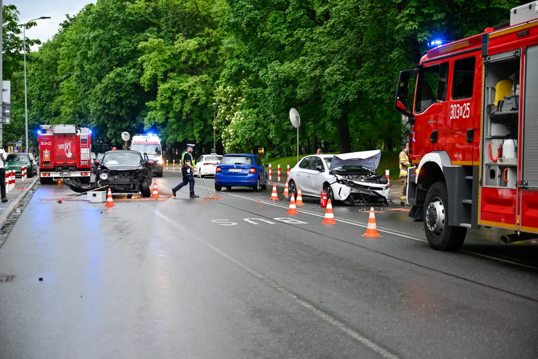 Wypadek na ul. Prądnickiej