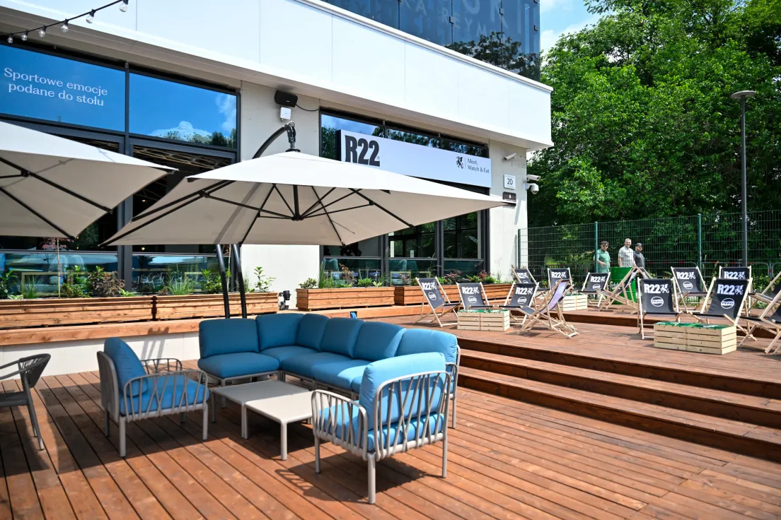 Restauracja R22 na stadionie Wisły Kraków