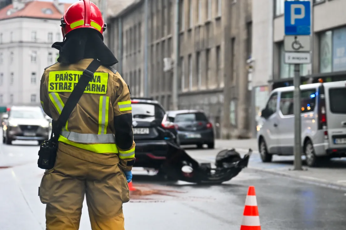 Wypadek na ul. Prądnickiej