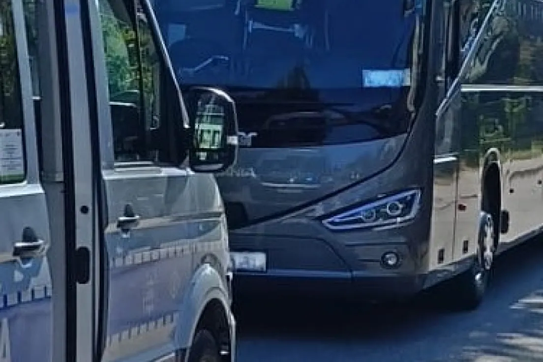 Podczas kontroli zatrzymano kierowcę autokaru