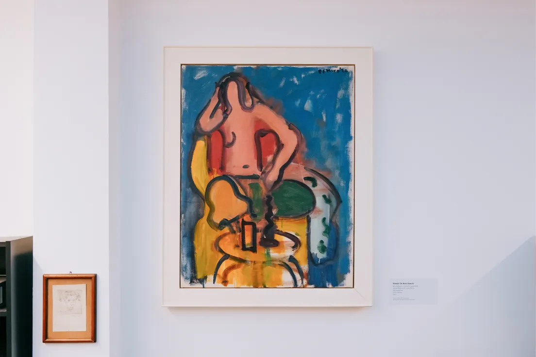 Obraz „Seated Nude with Green Pants”