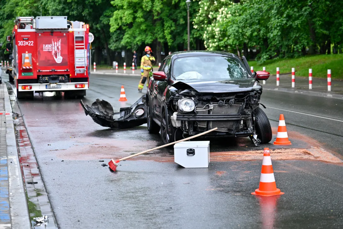 Wypadek na ul. Prądnickiej