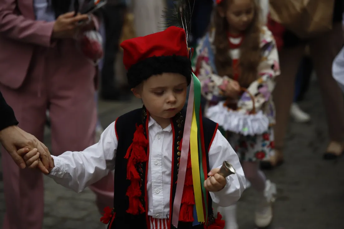 Centralna procesja Bożego Ciała w Krakowie z Wawelu na Rynek Główny