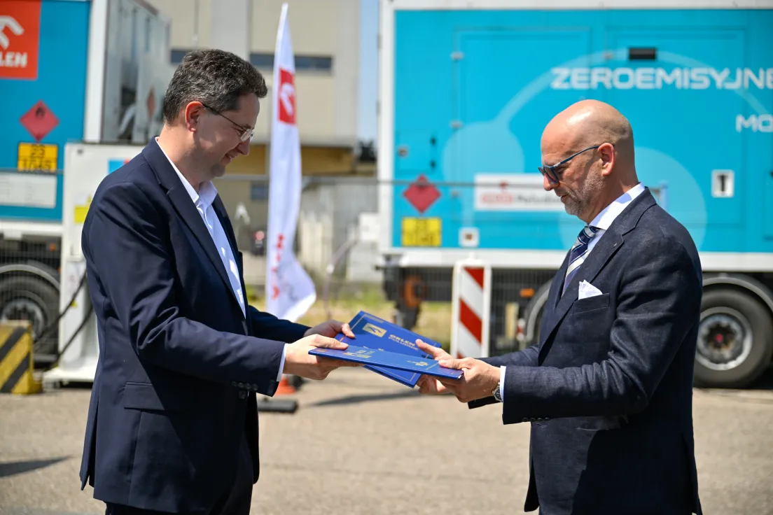 Przekazanie nowych autobusów wodorowych dla MPK