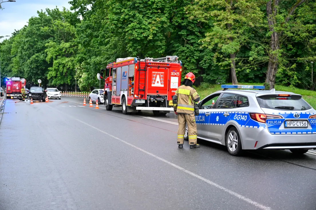 Wypadek na ul. Prądnickiej