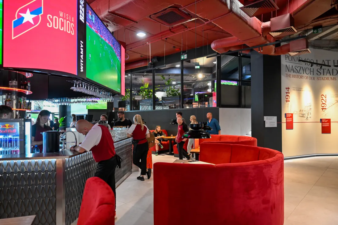 Restauracja R22 na stadionie Wisły Kraków