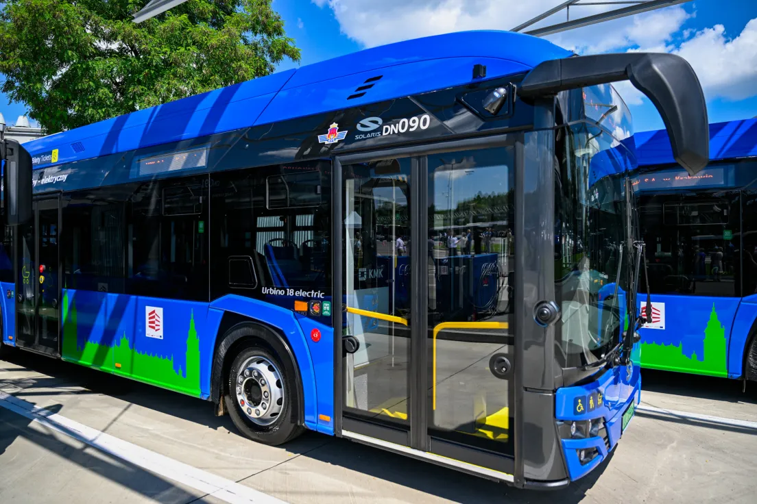Przekazanie 15 nowych autobusów elektrycznych Solaris dla MPK