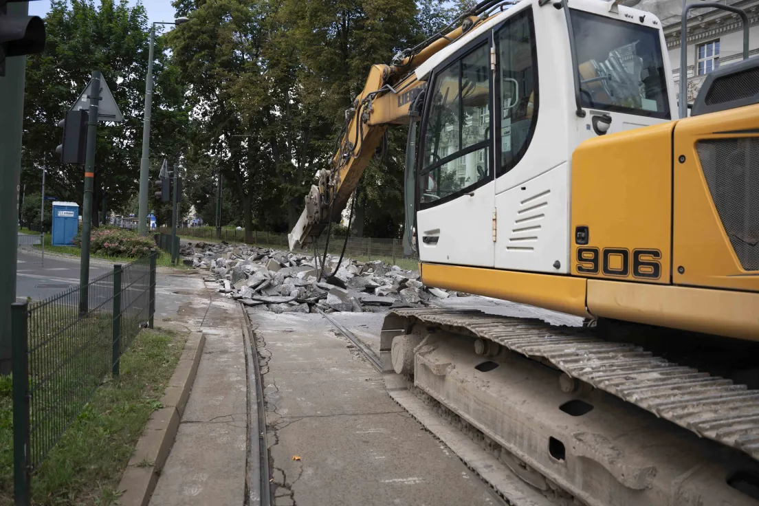 Remont ul. Grzegórzeckiej