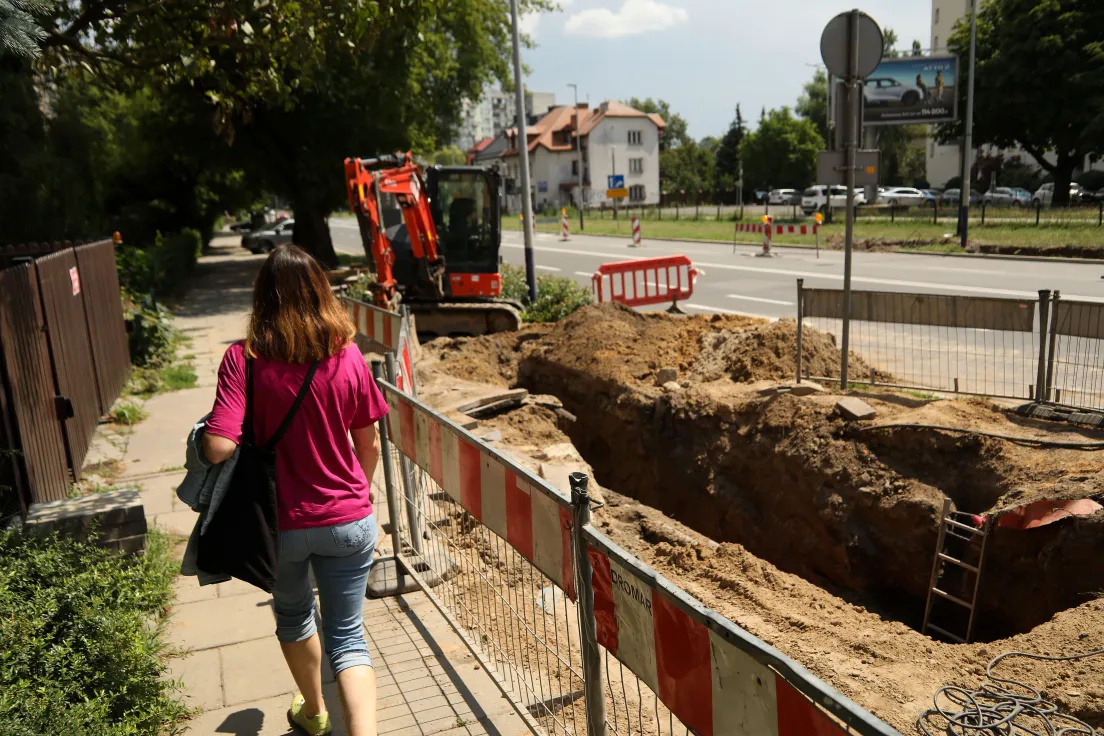 Prace przy budowie P&R Bronowice