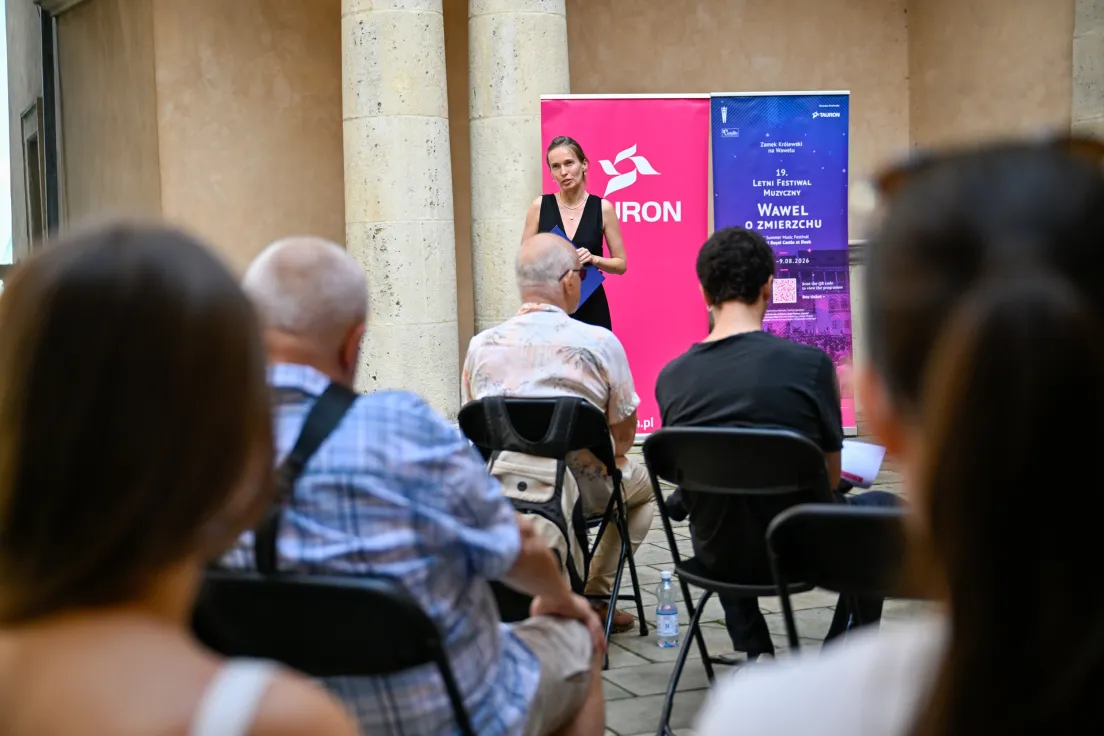 Konferencja zapowiadająca festiwal Wawel o zmierzchu