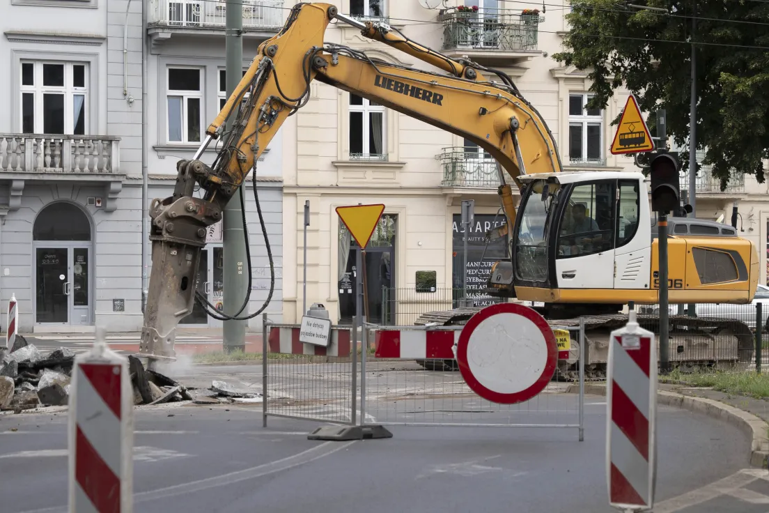 Remont ul. Grzegórzeckiej