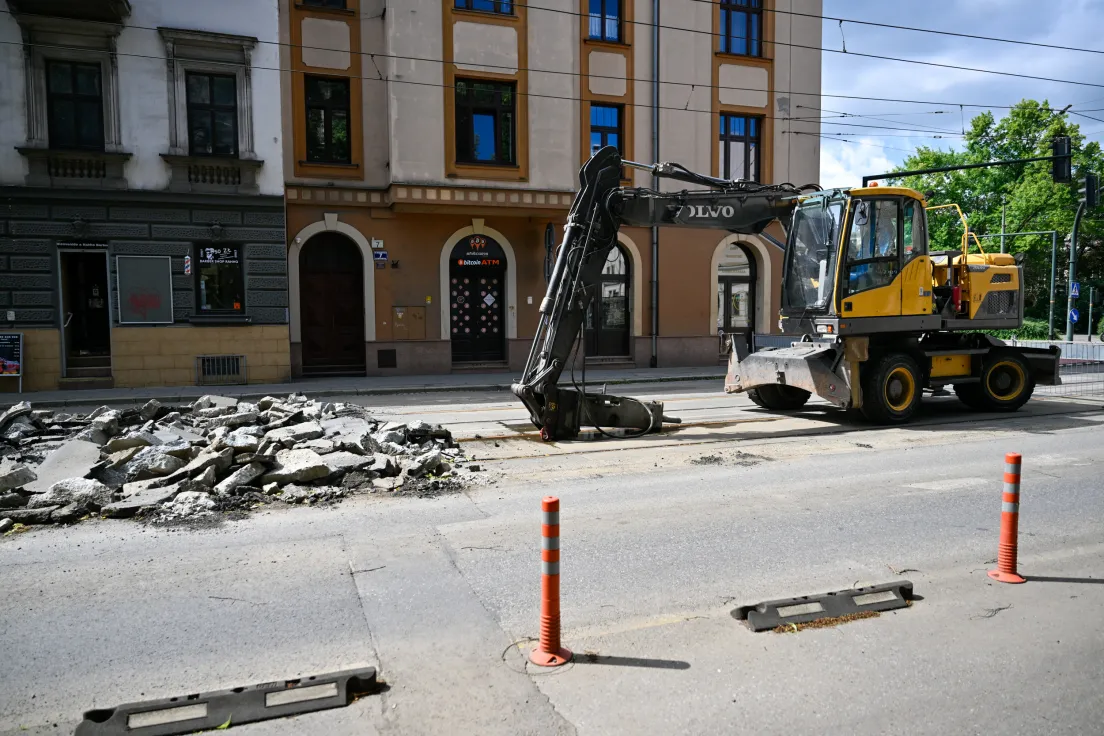 Remont ul. Grzegórzeckiej