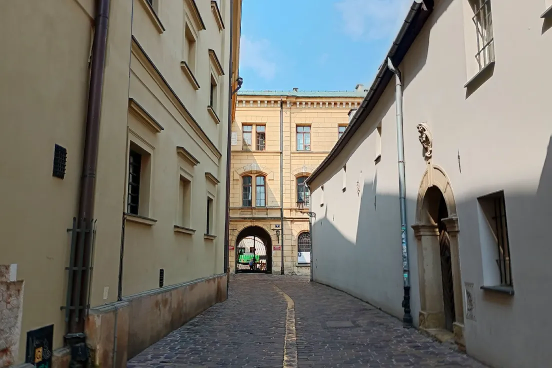 Widok na bramę Muzeum Archeologicznego