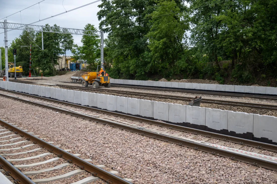 Prace na stacji kolejowej Kraków Batowice