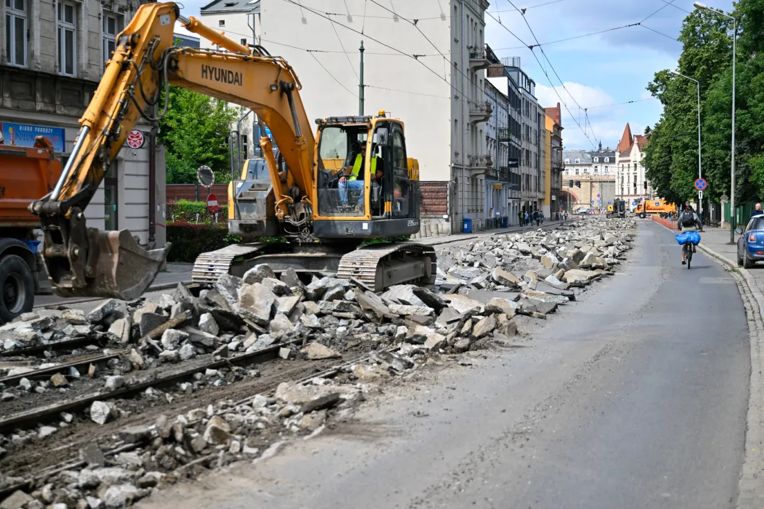 Remont ul. Grzegórzeckiej
