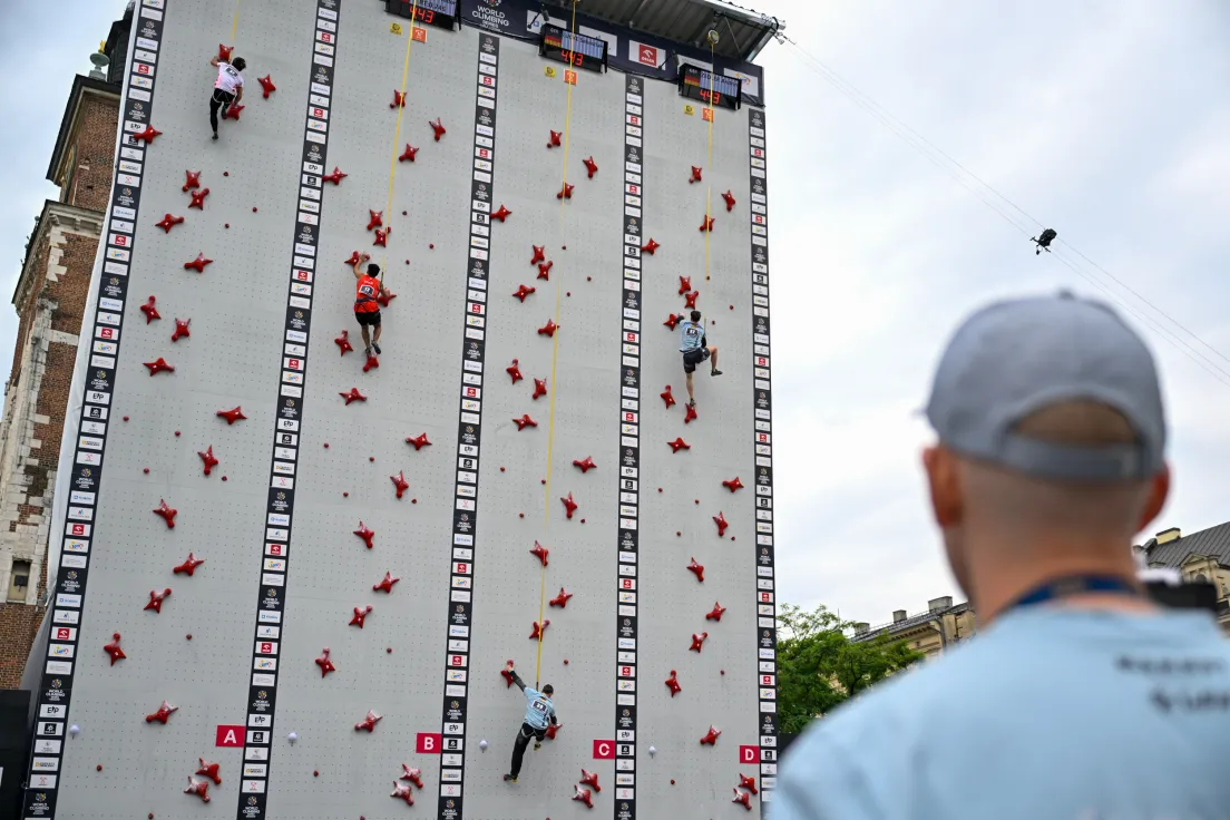 Puchar Świata we wspinaczce sportowej na czas odbywające się na Rynku Głównym