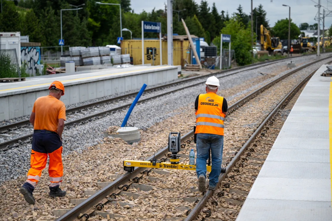 Prace na stacji kolejowej Kraków Batowice