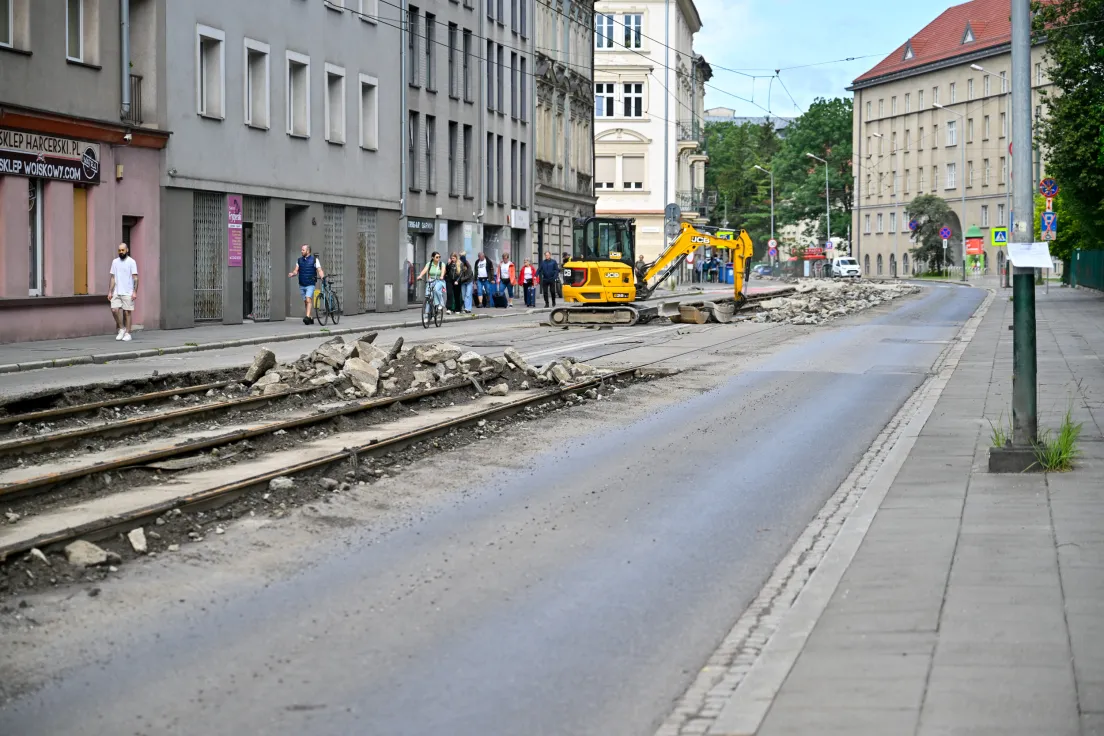 Remont ul. Grzegórzeckiej