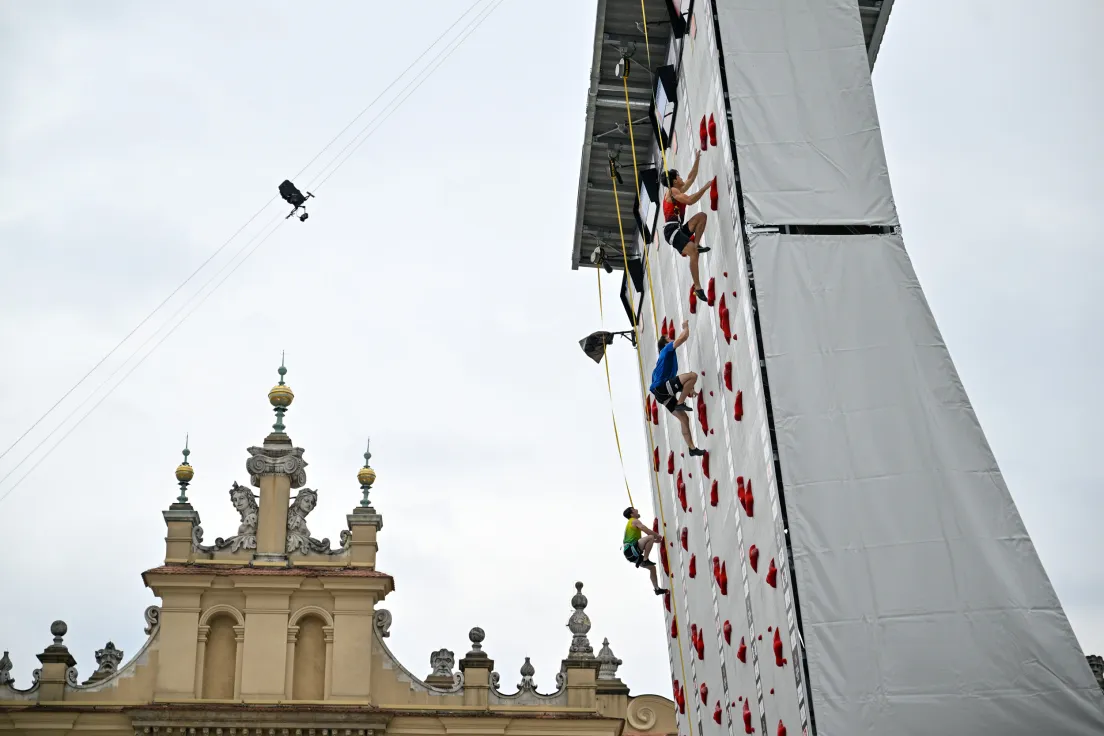 Puchar Świata we wspinaczce sportowej na czas odbywające się na Rynku Głównym