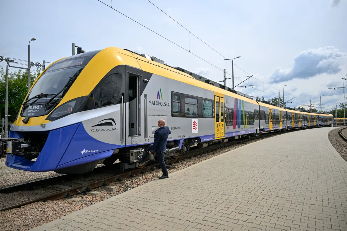 Przekazanie dwóch nowych pociągów dla Kolei Małopolskich