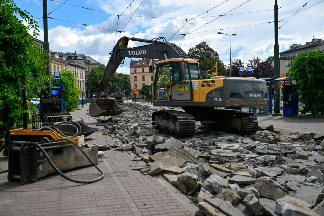 Remont ul. Grzegórzeckiej