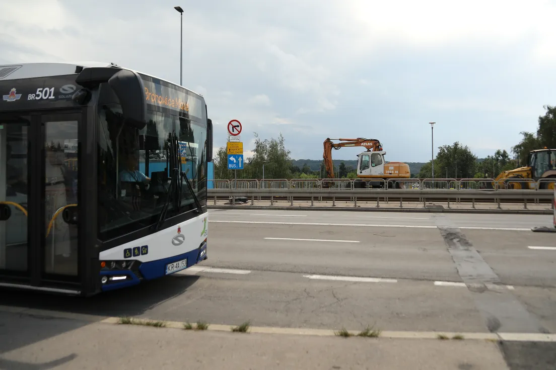 Prace przy budowie P&R Bronowice