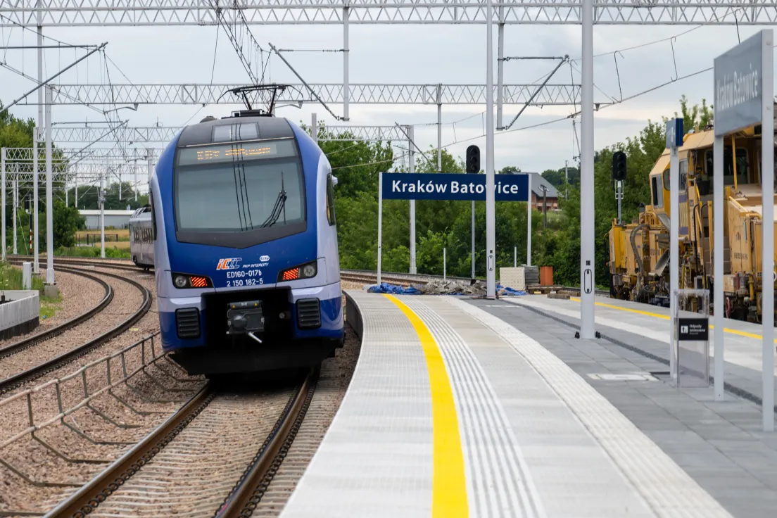 Prace na stacji kolejowej Kraków Batowice
