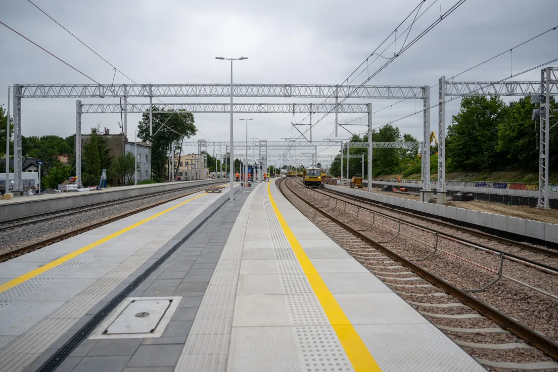 Prace na stacji kolejowej Kraków Batowice