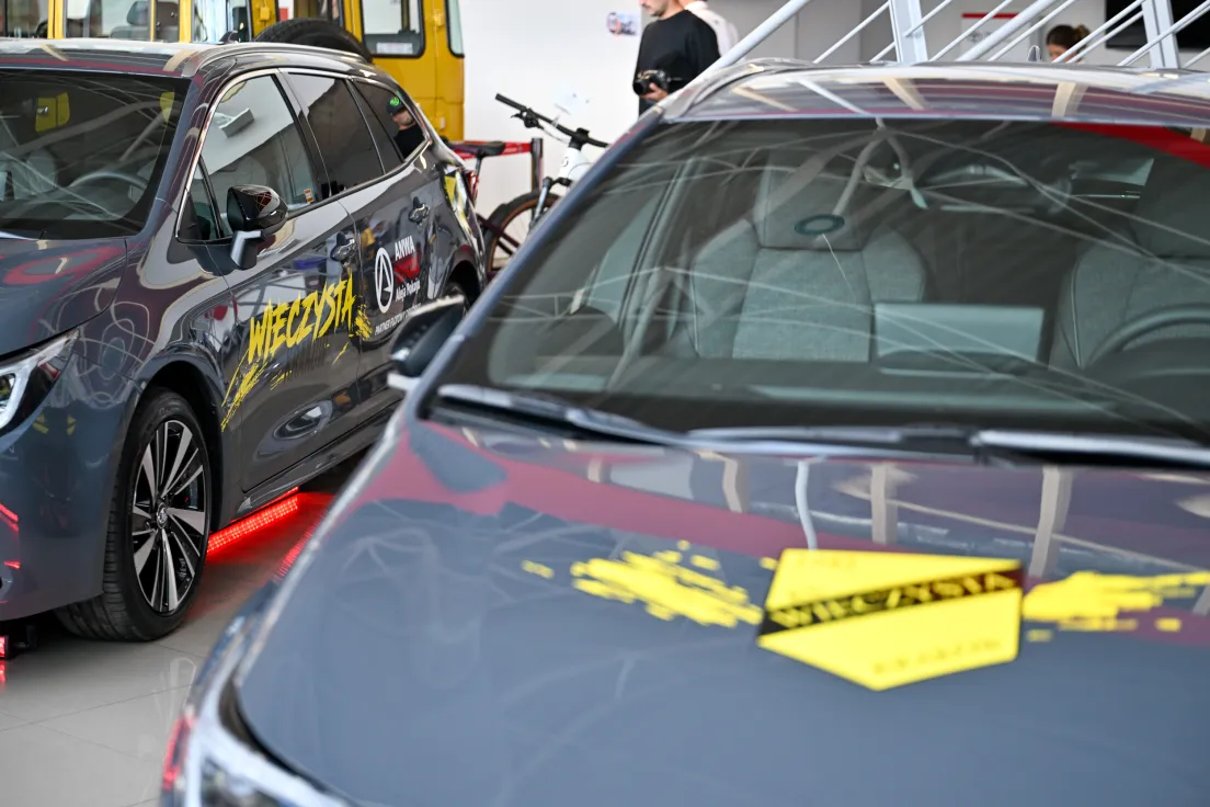 Rozpoczęcie współpracy pomiędzy klubem Wieczysta Kraków a salonem Toyota ANWA
