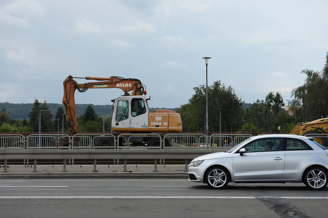 Prace przy budowie P&R Bronowice