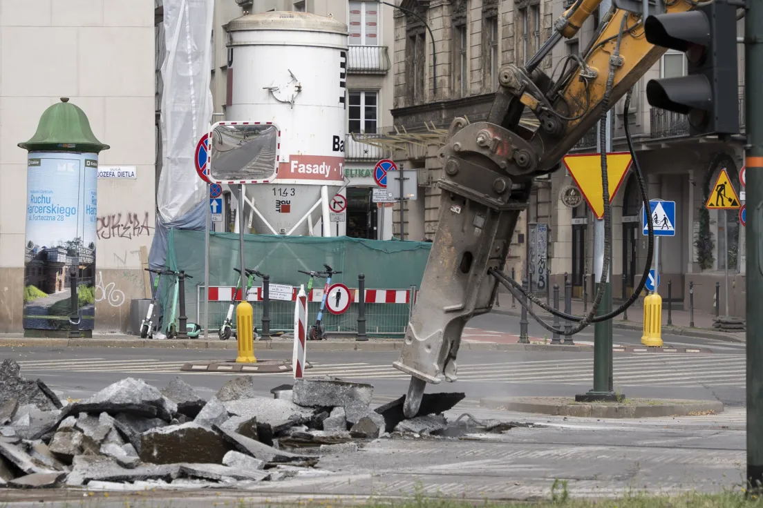 Remont ul. Grzegórzeckiej