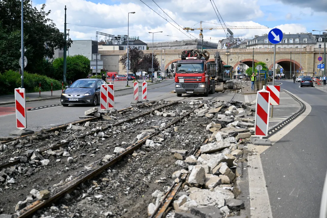 Remont ul. Grzegórzeckiej